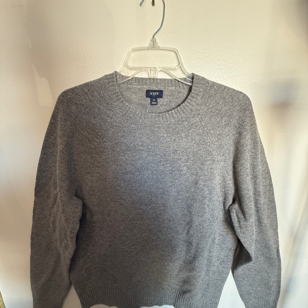 J. Crew Heather Gray Knit Top